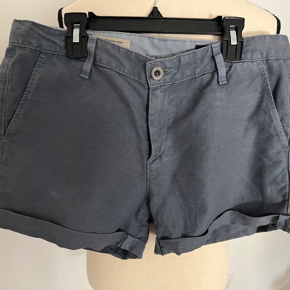 Adriano Goldschmied AG "The Tristan" Gray Straight Tailored Shorts Size 28R - Picture 2 of 8